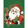 5D Christmas Pearl Diamond Painting Kit – Church 30×40cm
