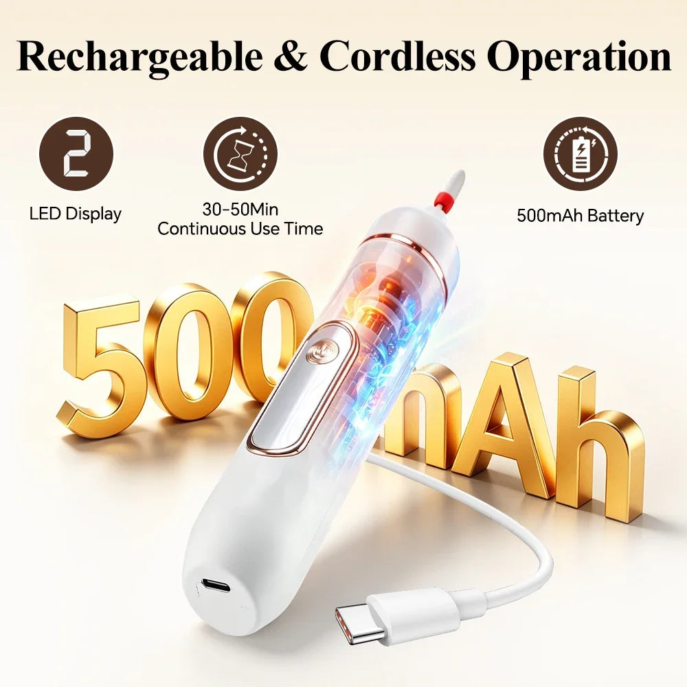 AFDEAL 2-in-1 Electric Nail Drill & Callus Remover Kit