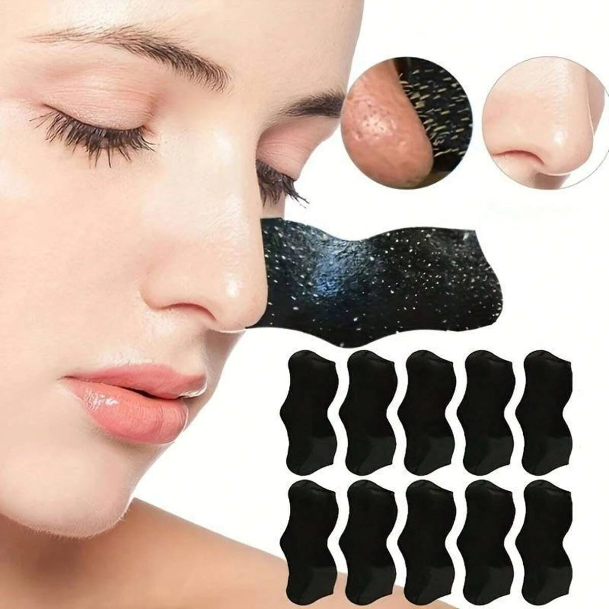 Deep Cleansing Nose Strips – Blackhead & Pore Minimizing Patches