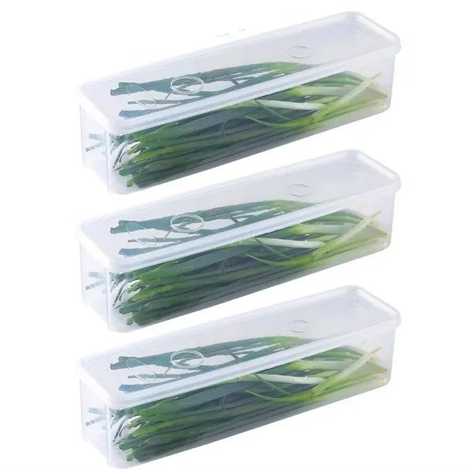 PP Refrigerator Storage Box with Lid | Fresh Keeper Organizer