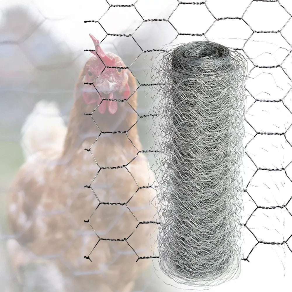 Galvanised Hexagonal Chicken Wire Mesh – Garden & Pet Fencing