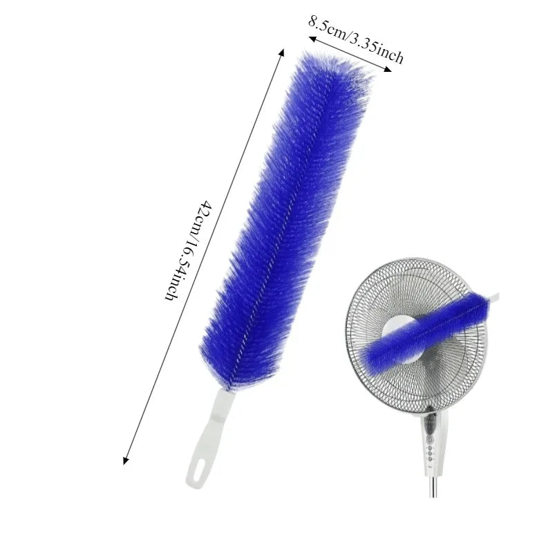 2-Pack Bendable Microfiber Fan & Blind Cleaning Brush