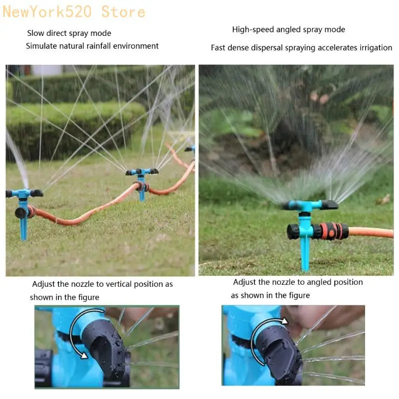 Multi-Angle Rotating Garden Sprinkler – Lawn & Yard Irrigation