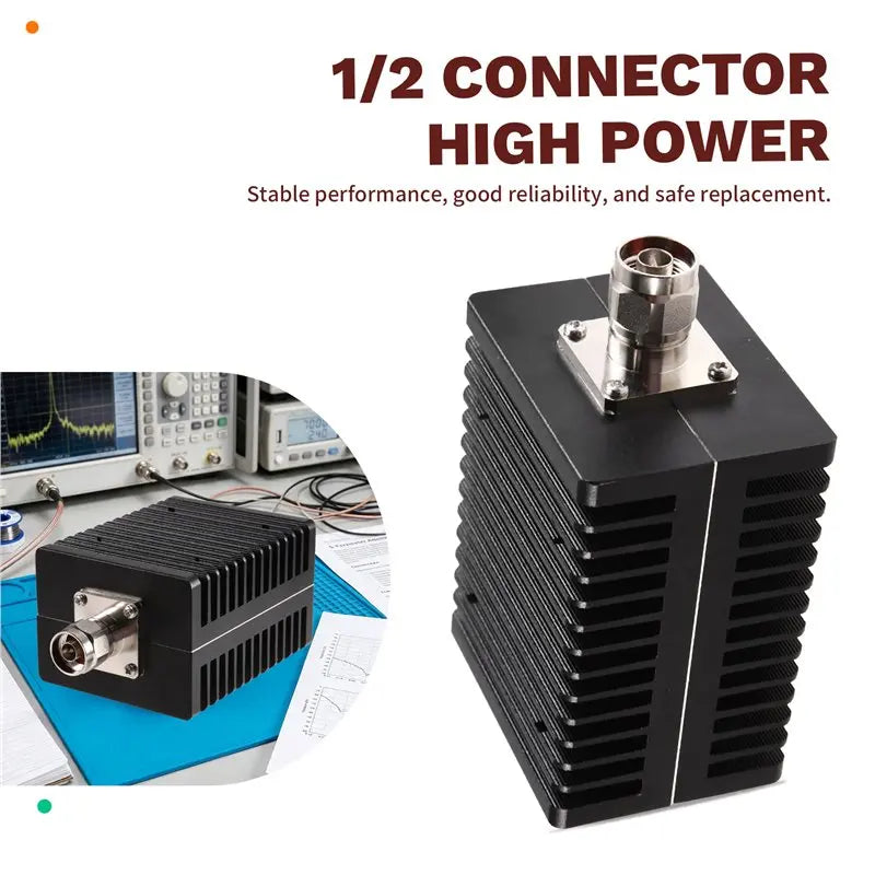 100W N-Type RF Attenuator DC–3GHz 50 Ohm High Power