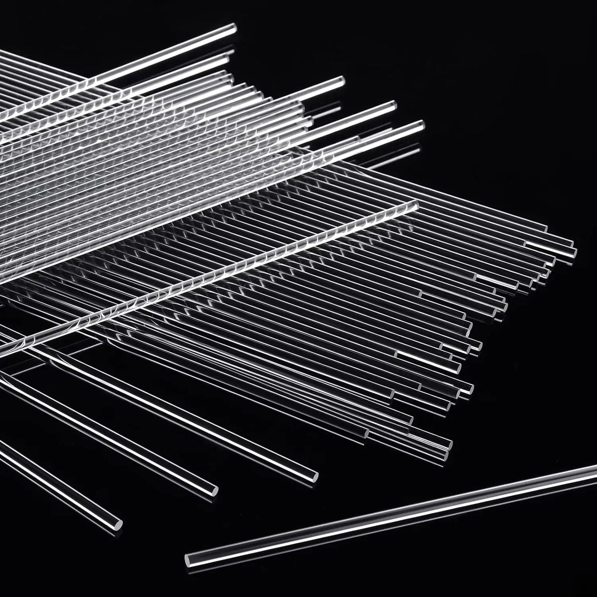 Clear Acrylic Rods 10cm – Cake Topper & DIY Dowel Sticks