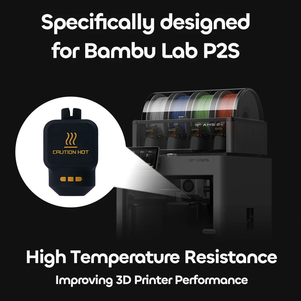 Silicone Sock Hotend Cover for Bambu Lab P2S Nozzle