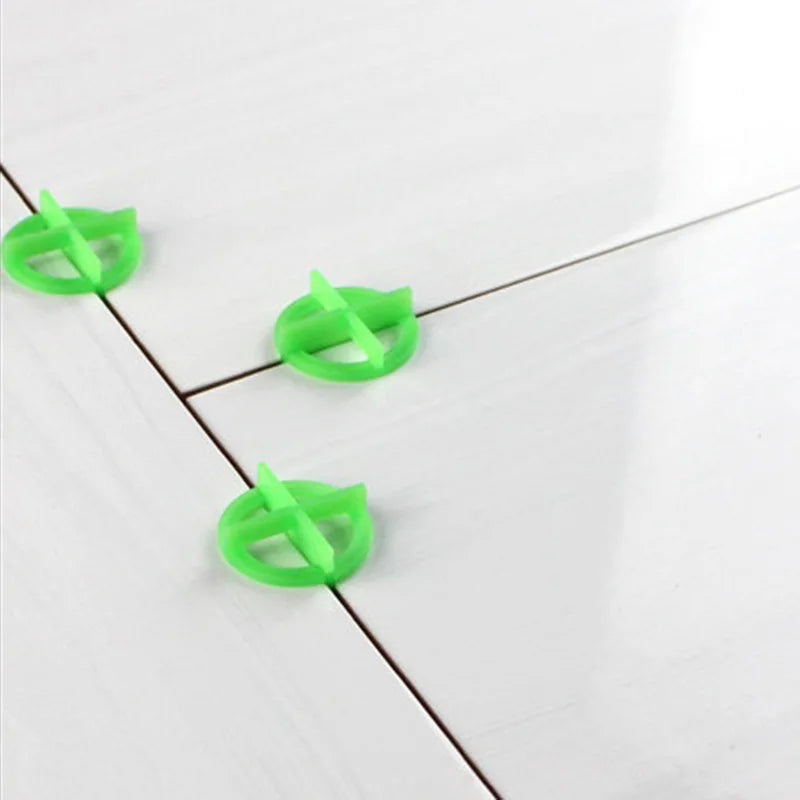 100-Piece Tile Leveling Spacer Clips – Floor & Wall Leveler Set