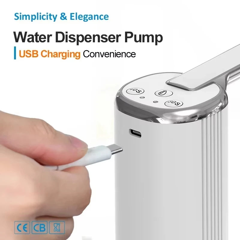USB Rechargeable Folding Electric Water Pump Dispenser