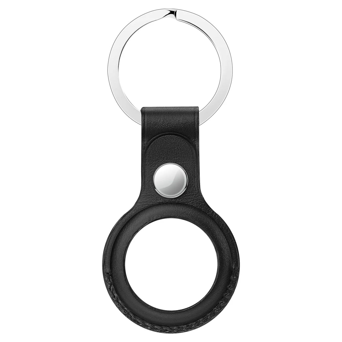 Round Colorful Keychain Holder Loop Ring Organizer Case