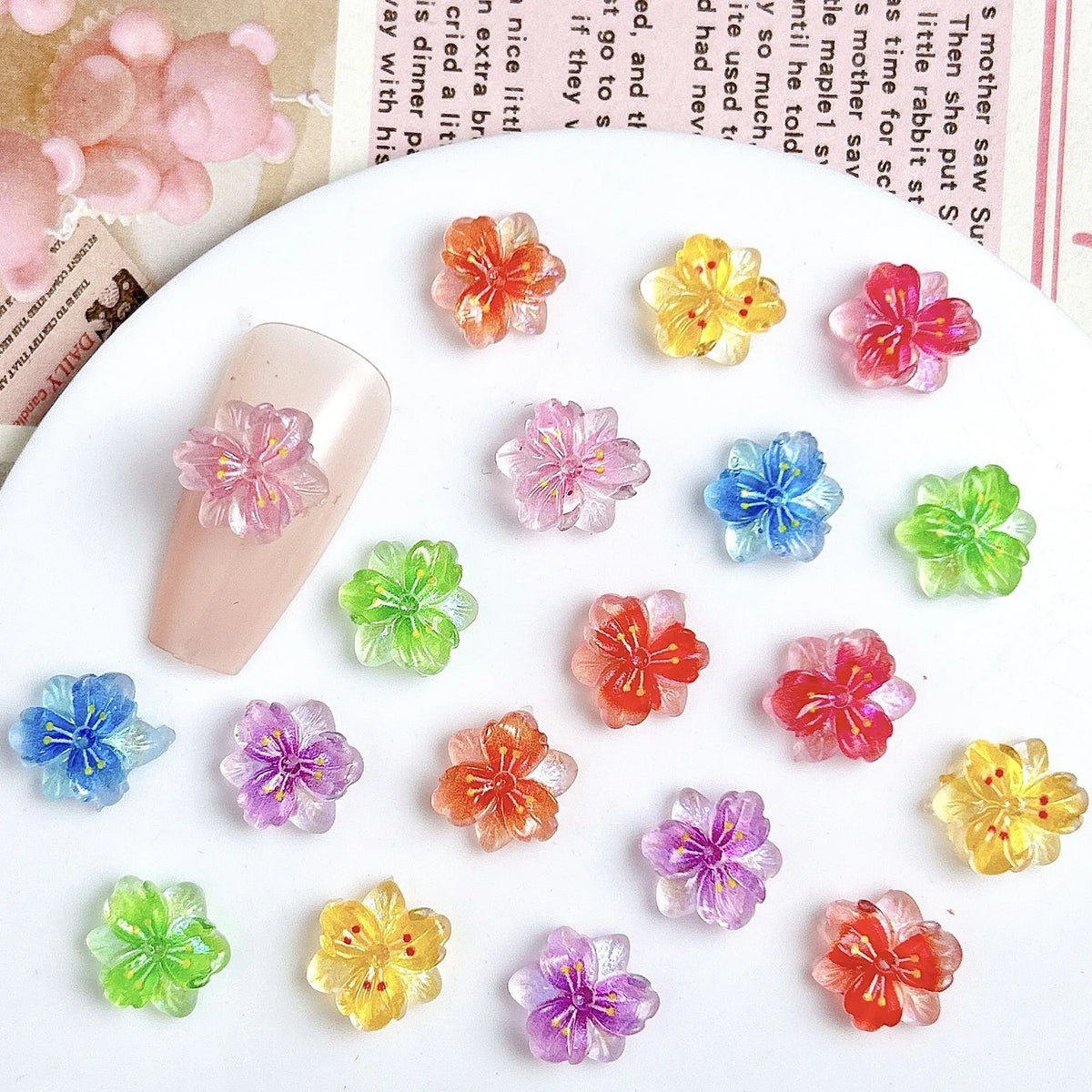 50pcs Kawaii Turtle 3D Flatback Resin Nail Art Charms DIY