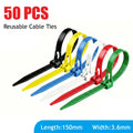 UV Resistant Reusable Nylon Cable Ties – Bulk 50–1000 Pack
