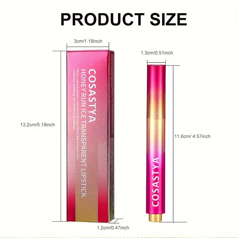COSASTYA Ice Transparent Lipstick – Shiny Long-Lasting Lip Gloss