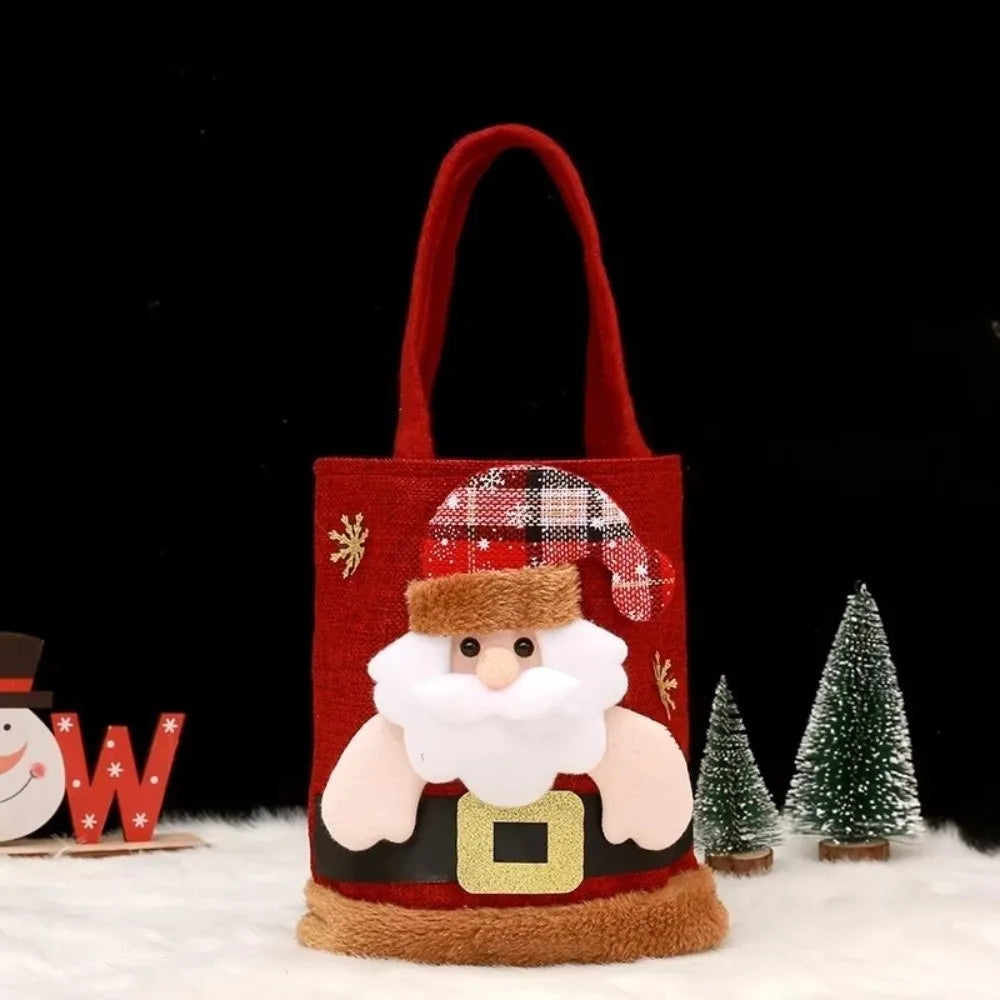 Christmas Gift Bags Kids Candy Tote Bags – Festive Party Bags