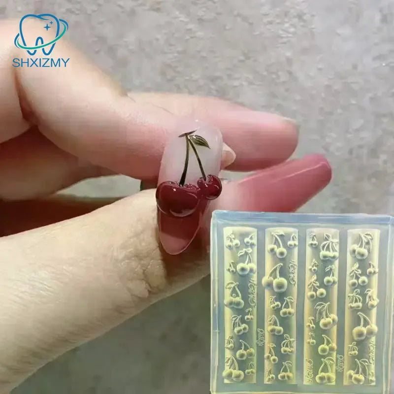 3D Rose Butterfly Silicone Nail Art Mold – DIY Manicure Tool