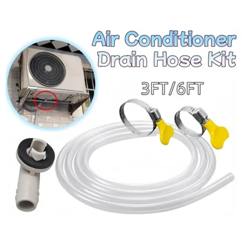 AC Drain Hose Kit 3/6 FT – Mini Split & Window Air Conditioner