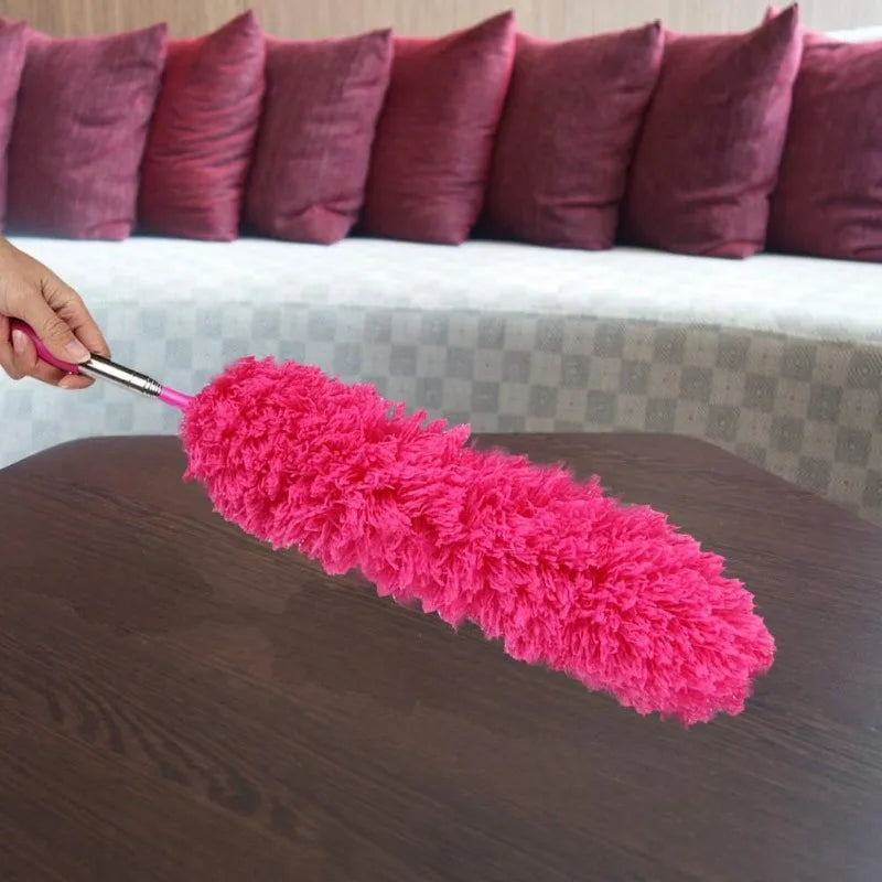Soft Microfiber Duster with Extendable Stainless Steel Pole