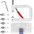 Hand Press Pearl Setting Machine – 5-Size DIY Bead Rivet Kit