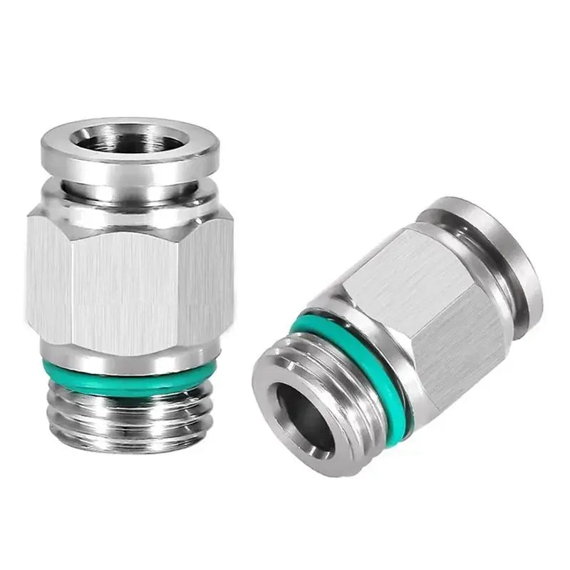 304 Stainless Steel Pneumatic Quick Connector G Thread BSP 50-Pack
