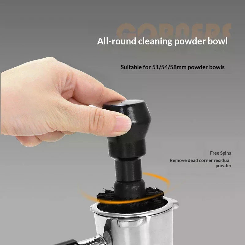 Wooden Barista Coffee Brush 51mm 54mm 58mm Portafilter Cleaner