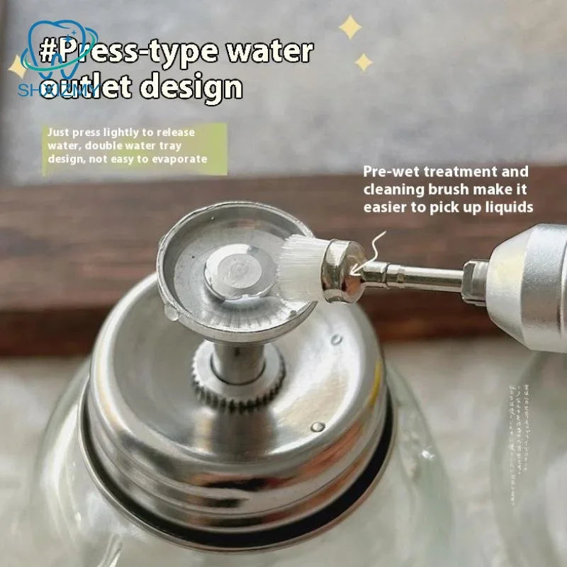 Refillable Glass Pump Dispenser Bottle – Nail Art & Makeup