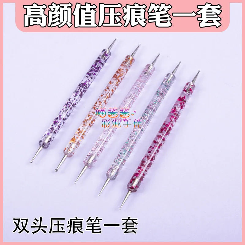 Double-Head Clay & Dot Drill Pen – Smear, Sculpt & Detail Tool