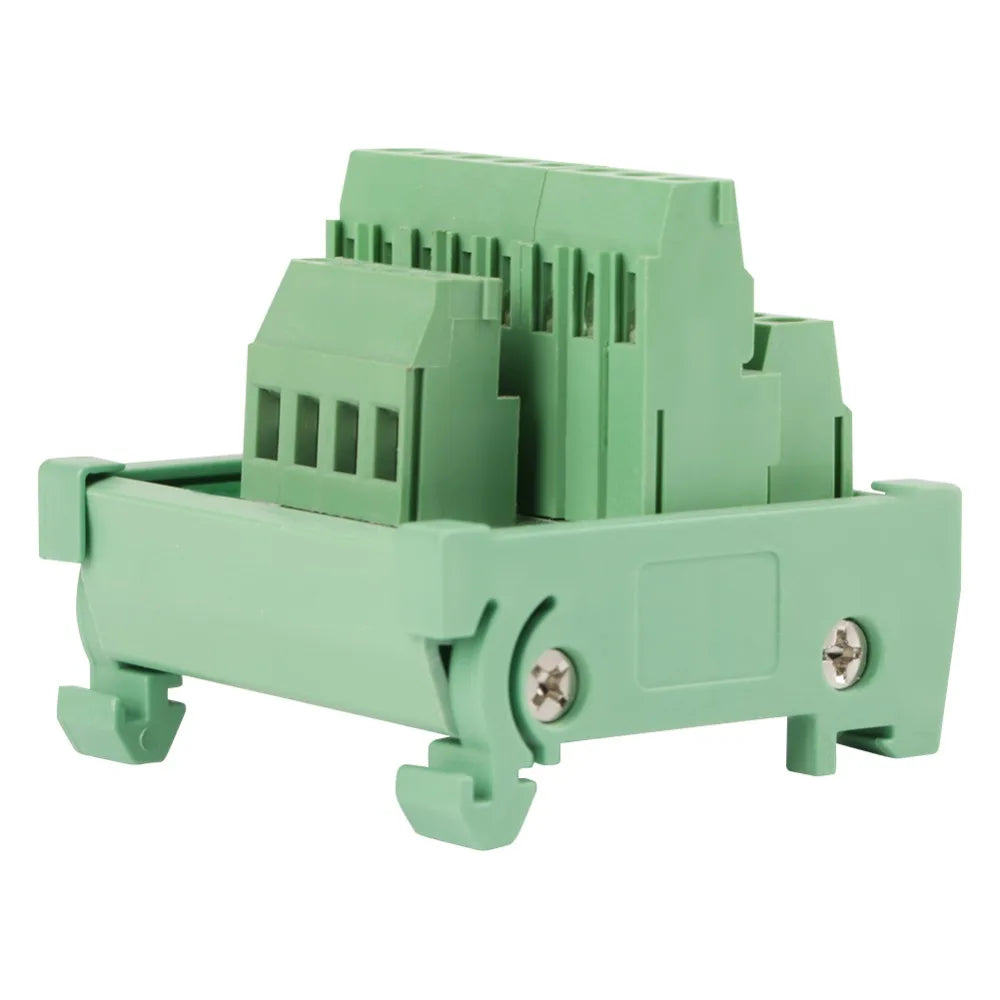 2 In 8 Out DIN Rail Breakout Board 25A Terminal Block Module