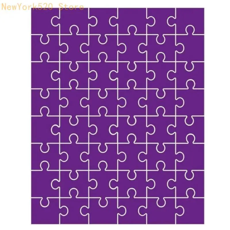 Rectangle Puzzle Metal Cutting Die Stencil – Scrapbooking