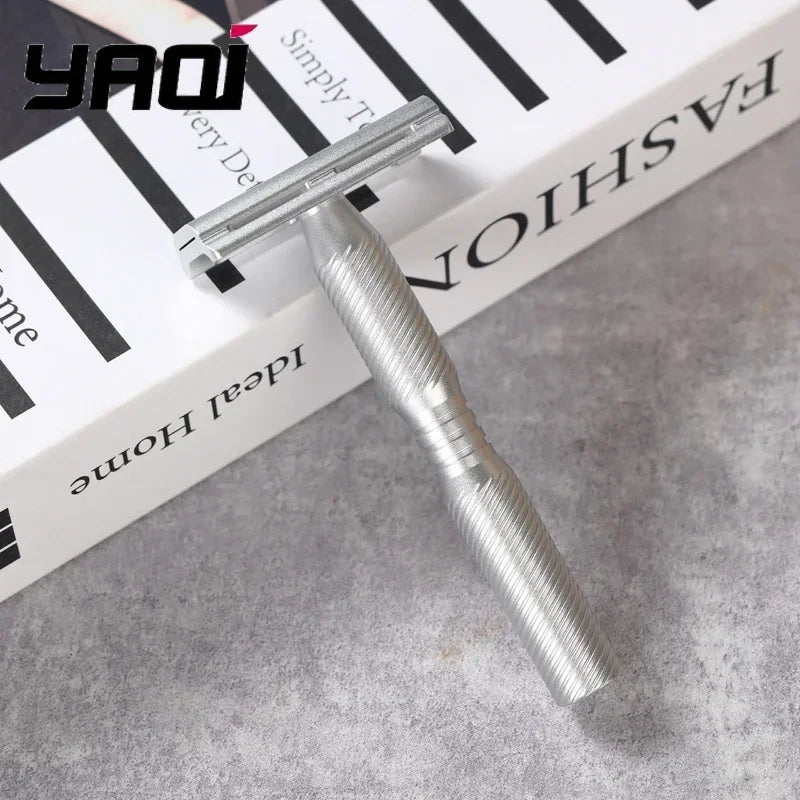 YAQI Ghost Aluminum Safety Razor – Lightweight Men's DE Shaver