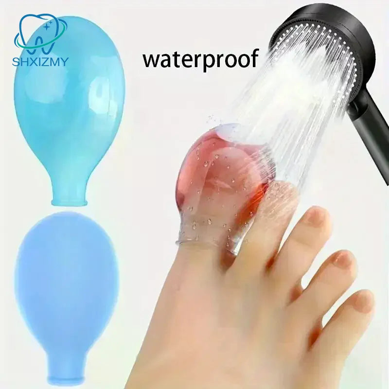 2-Pack Soft Silicone Toe Sleeves & Finger Protectors