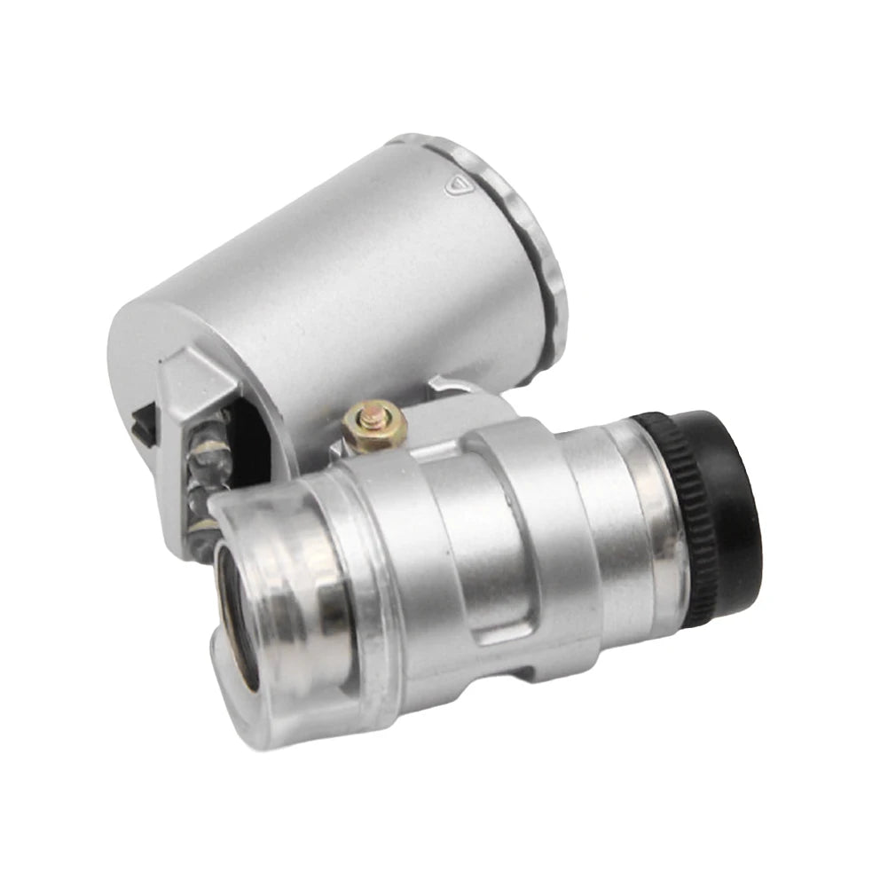 VODOOL Mini LED Pocket Microscope – Handheld Jeweler Loupe