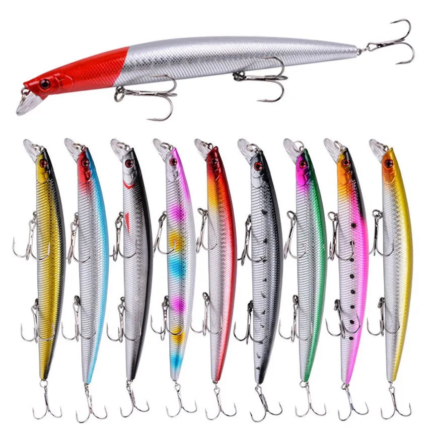 Minnow Fishing Lure Set 18cm 24g – 3/5/8 Pcs Crankbait