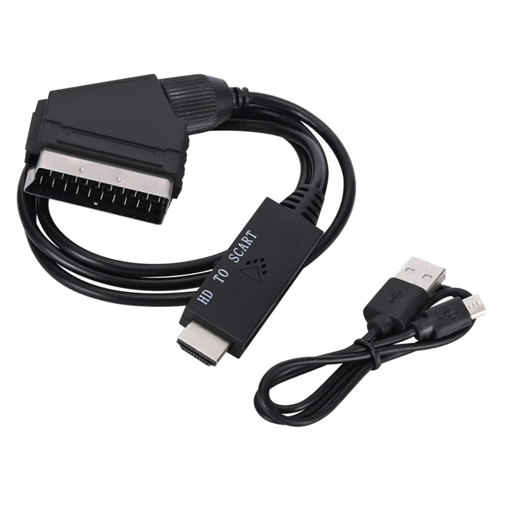 HDMI to SCART Converter Adapter – HD to SD Audio Video