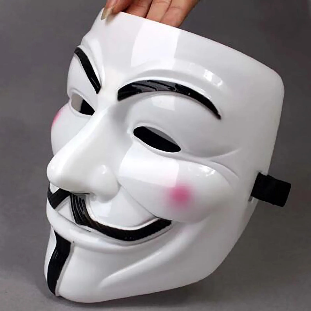 Guy Fawkes Anonymous Full Face Mask – Halloween Cosplay Prop