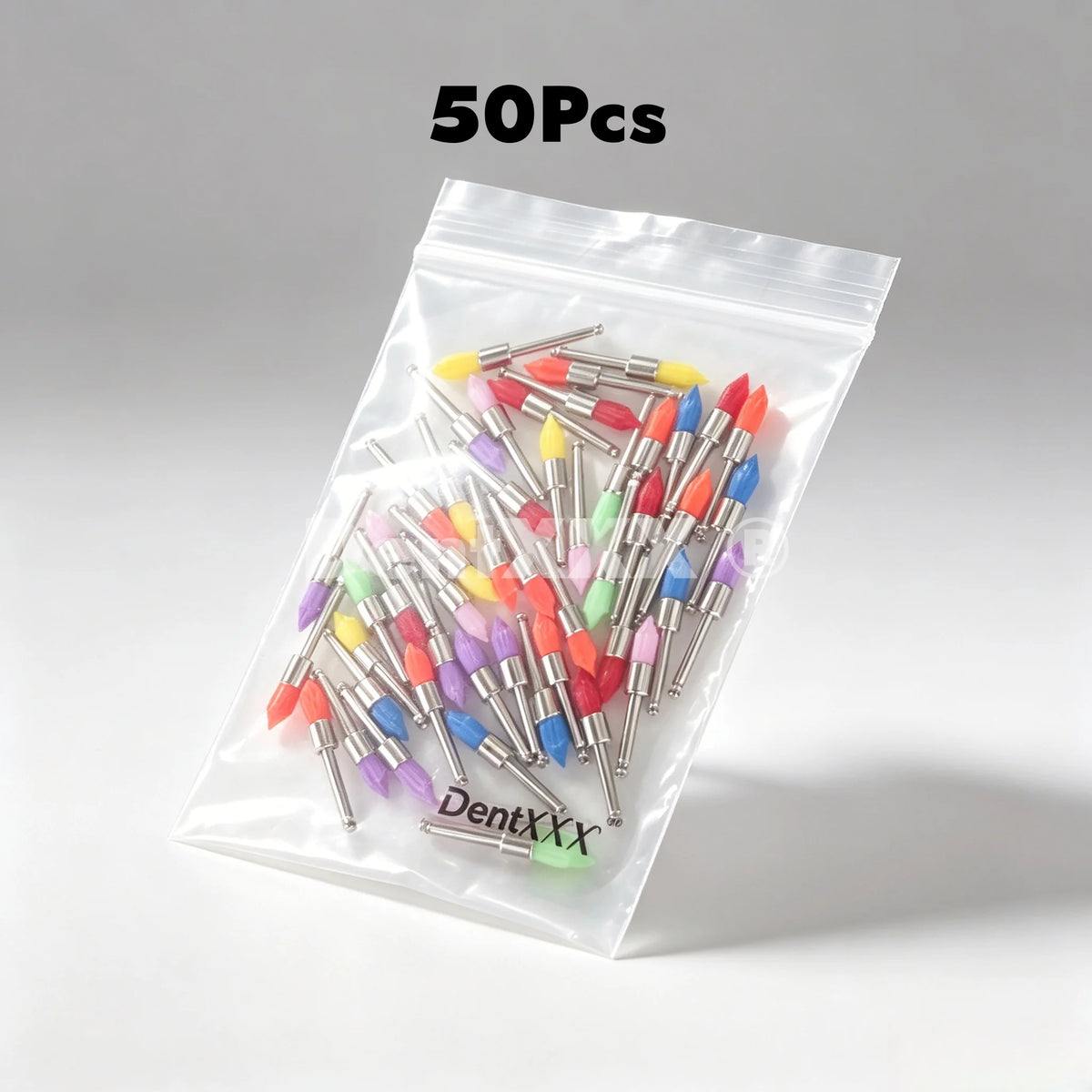 Disposable Pointed Polishing Brushes – Soft Nylon, 50–300 Pcs