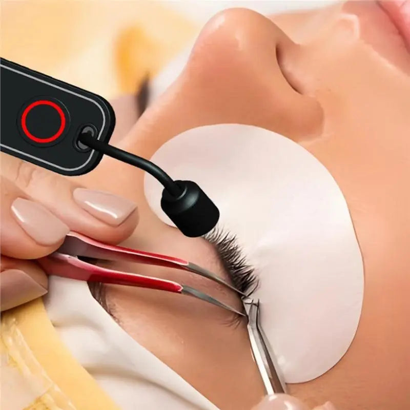 UV LED Eyelash Extension Curing Lamp & Tweezers Kit – EU Plug