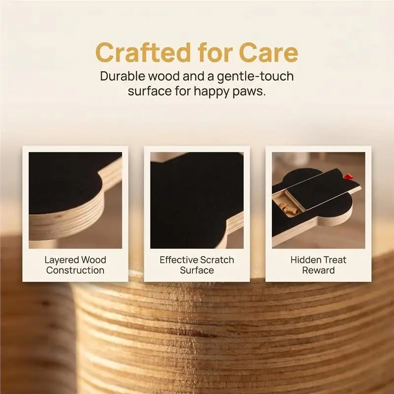 Dog Nail Scratch Board with Treat Dispenser | All Sizes
