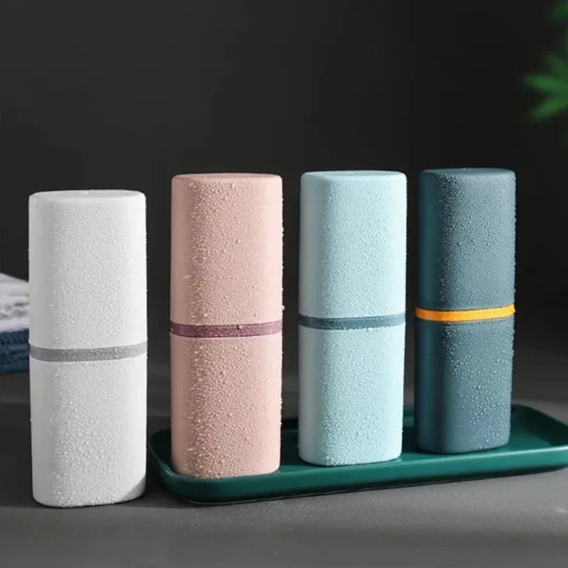 Portable Travel Toothbrush & Toothpaste Holder – Camping Case