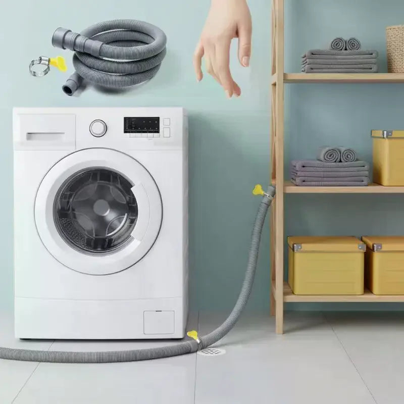 Washing Machine Drain Hose with Clamps – 1M/1.5M/2M
