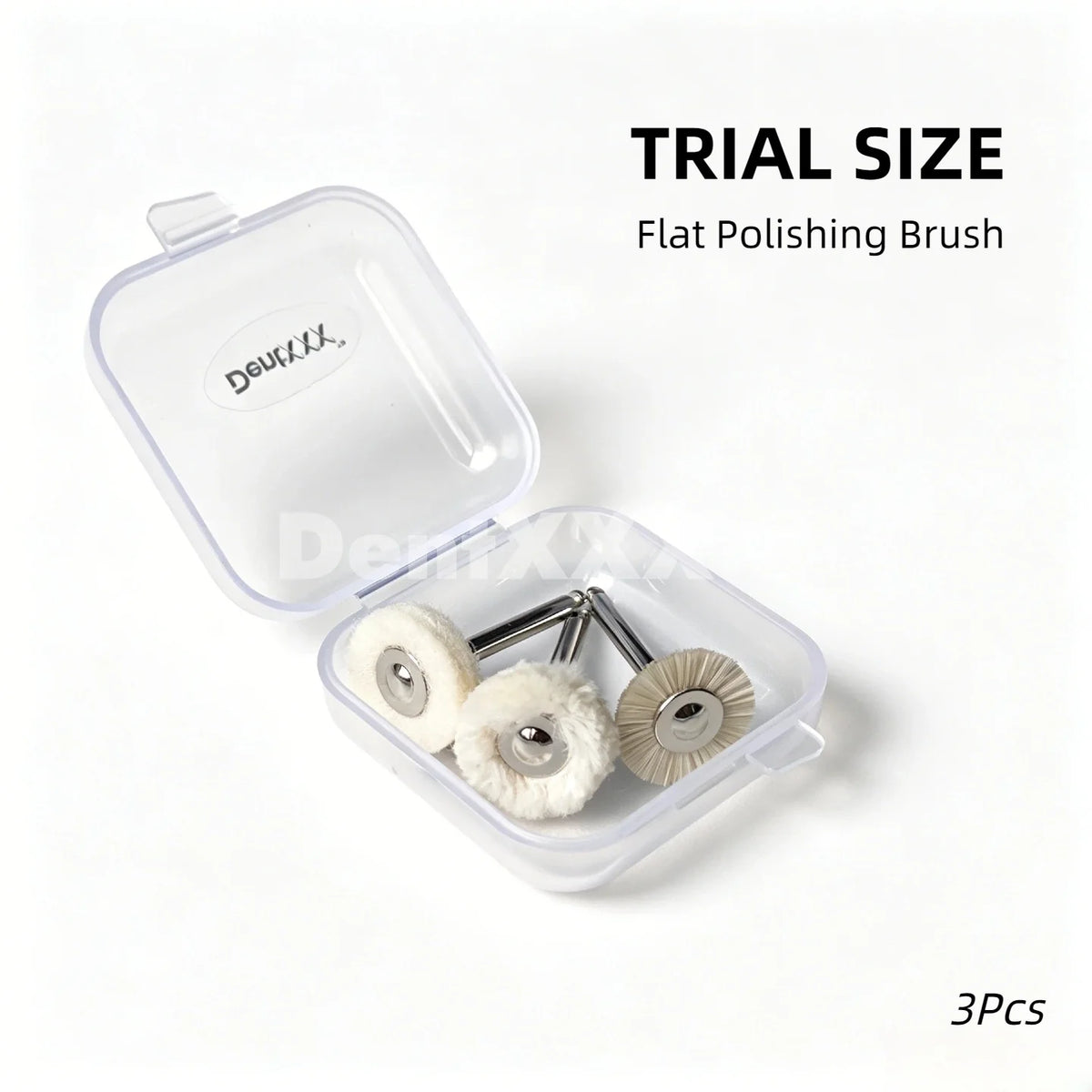 12-Pc Flat Polishing Brush Set – 4 Types Abrasive Wheels for Metal