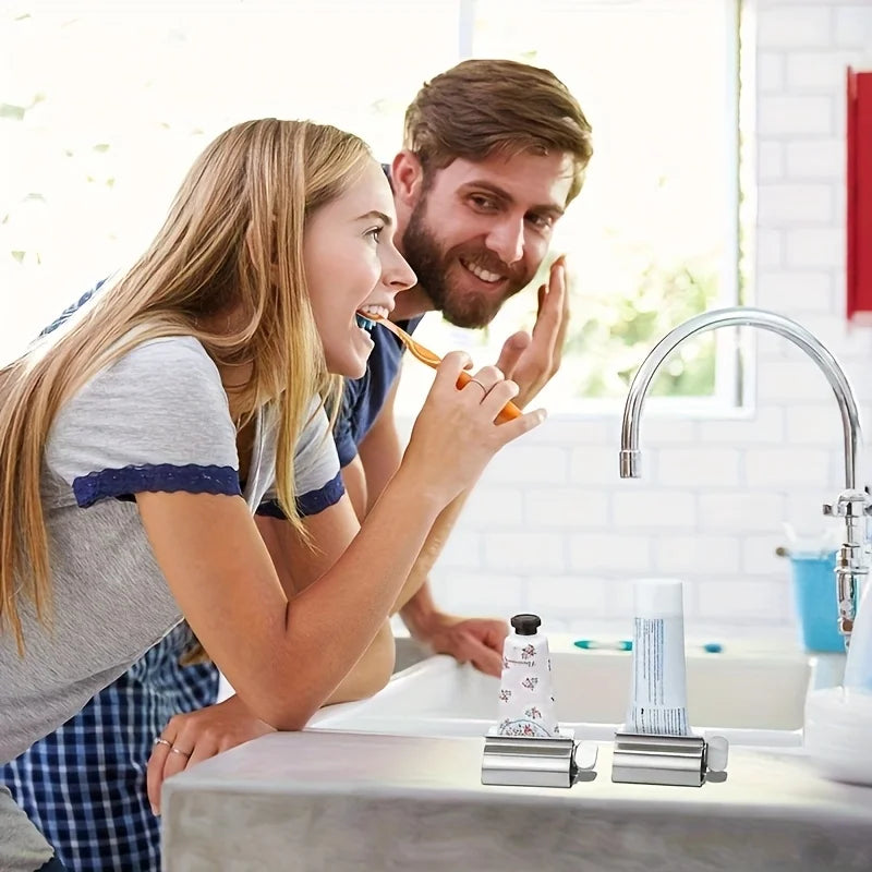 304 Stainless Steel Toothpaste Tube Squeezer Roller Dispenser