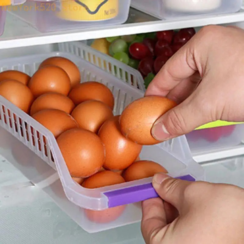 Space-Saving Hanging Fridge Basket & Sink Caddy Organizer
