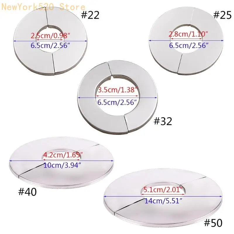Stainless Steel Wall Pipe Flange Cover – Decorative Escutcheon