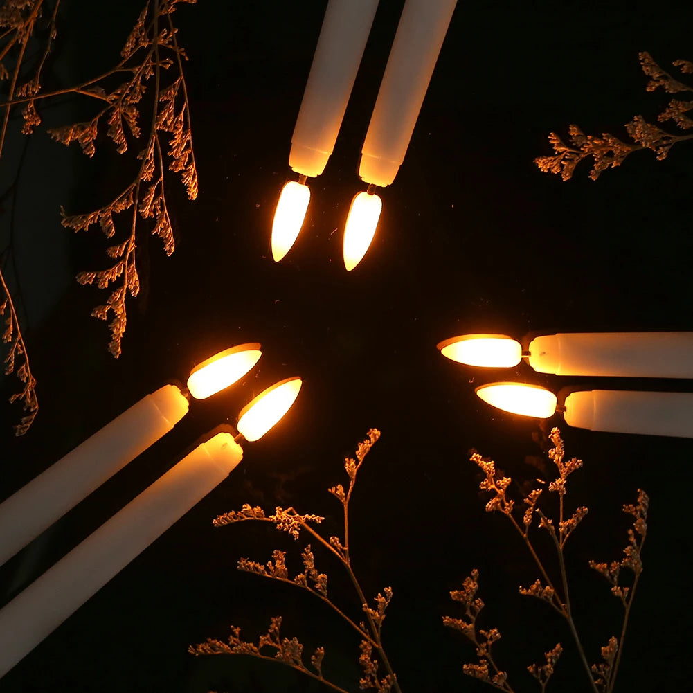 Flameless LED Taper Candles with Remote & Timer | Set of 6–24