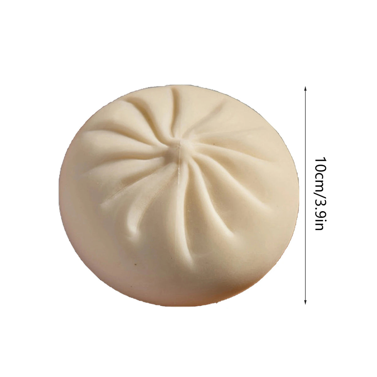 Dumpling Squishy Stress Ball Fidget Toy with Steamer Design