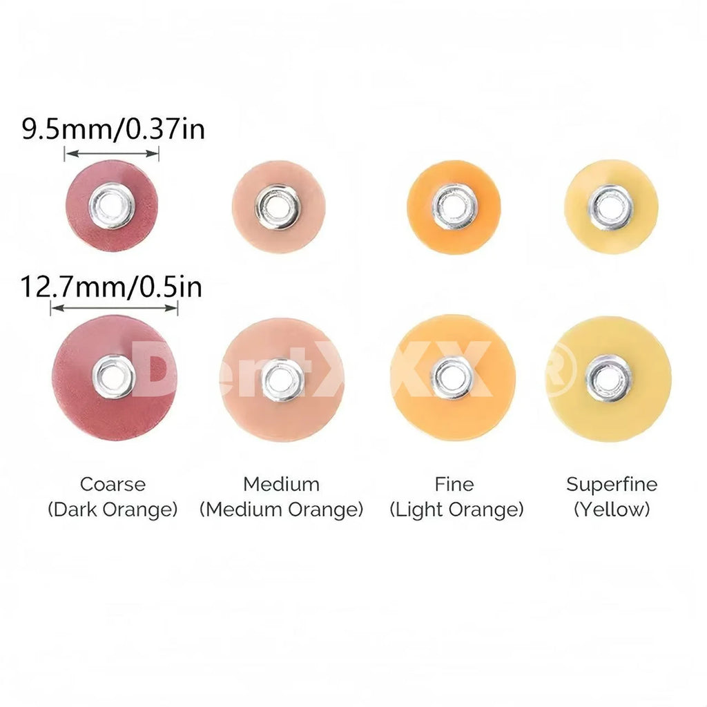 31-Pc Glass Polishing Disc Set & Mandrel – 4 Grits