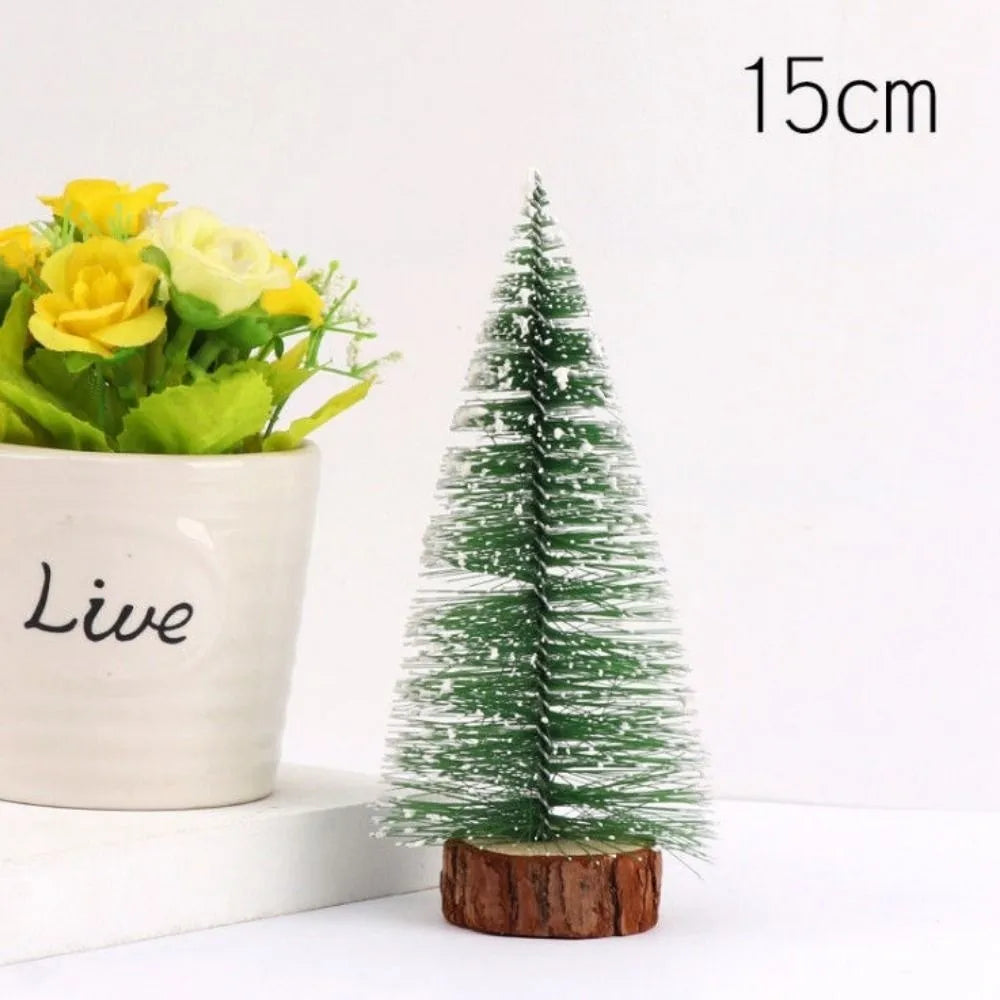 Mini Snow Flocked Pine Trees 5 Sizes – Christmas DIY Decor