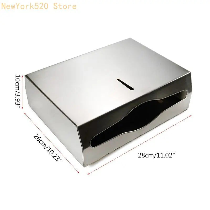 Wall-Mount Stainless Steel Paper Towel Dispenser – Brushed