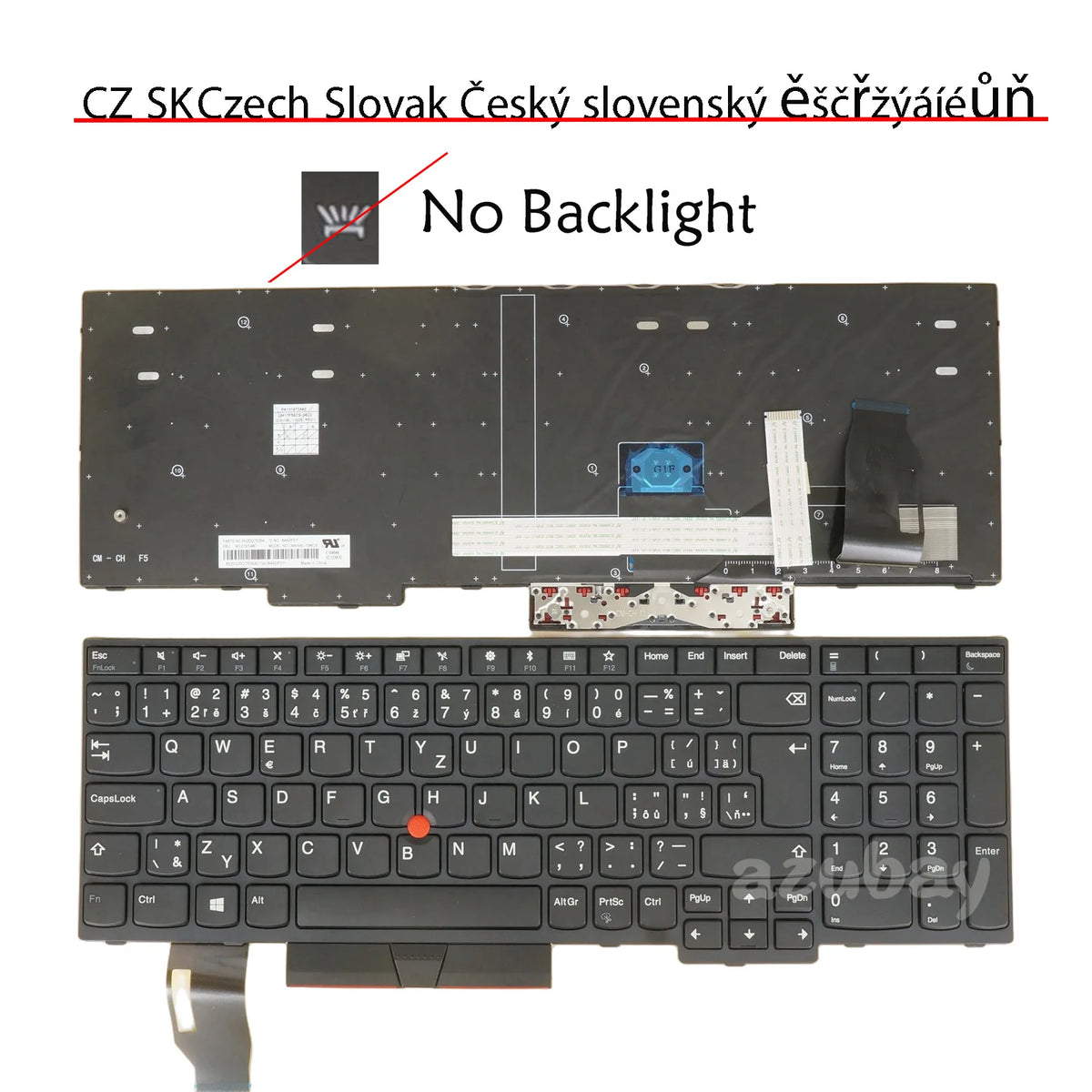 Lenovo ThinkPad P53S P73 T590 EU Replacement Keyboard No Backlit