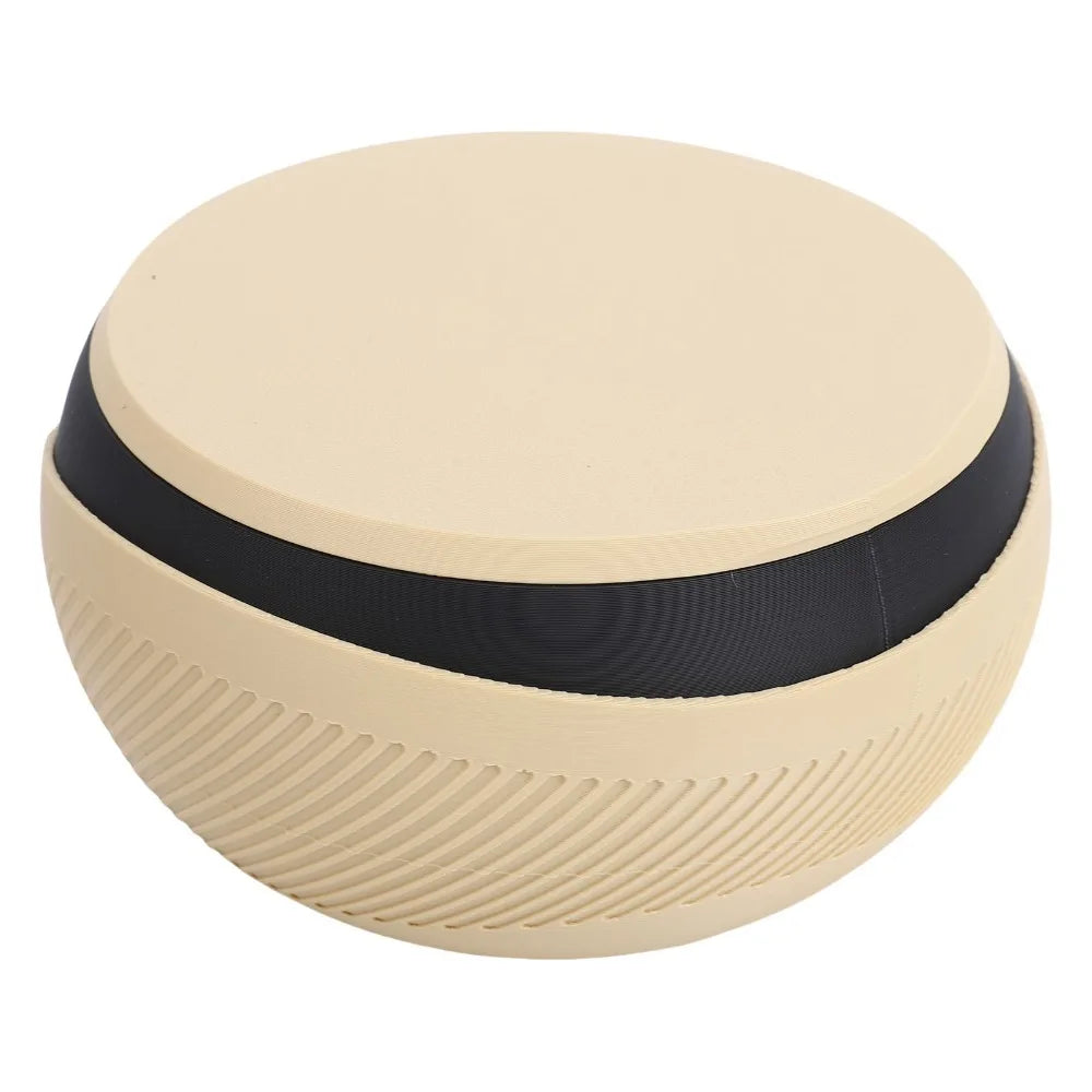 Double Layer Snack Bowl with Lid & Built-In Waste Section