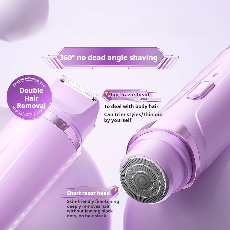 2-in-1 Electric Razor & Epilator for Women – Rechargeable